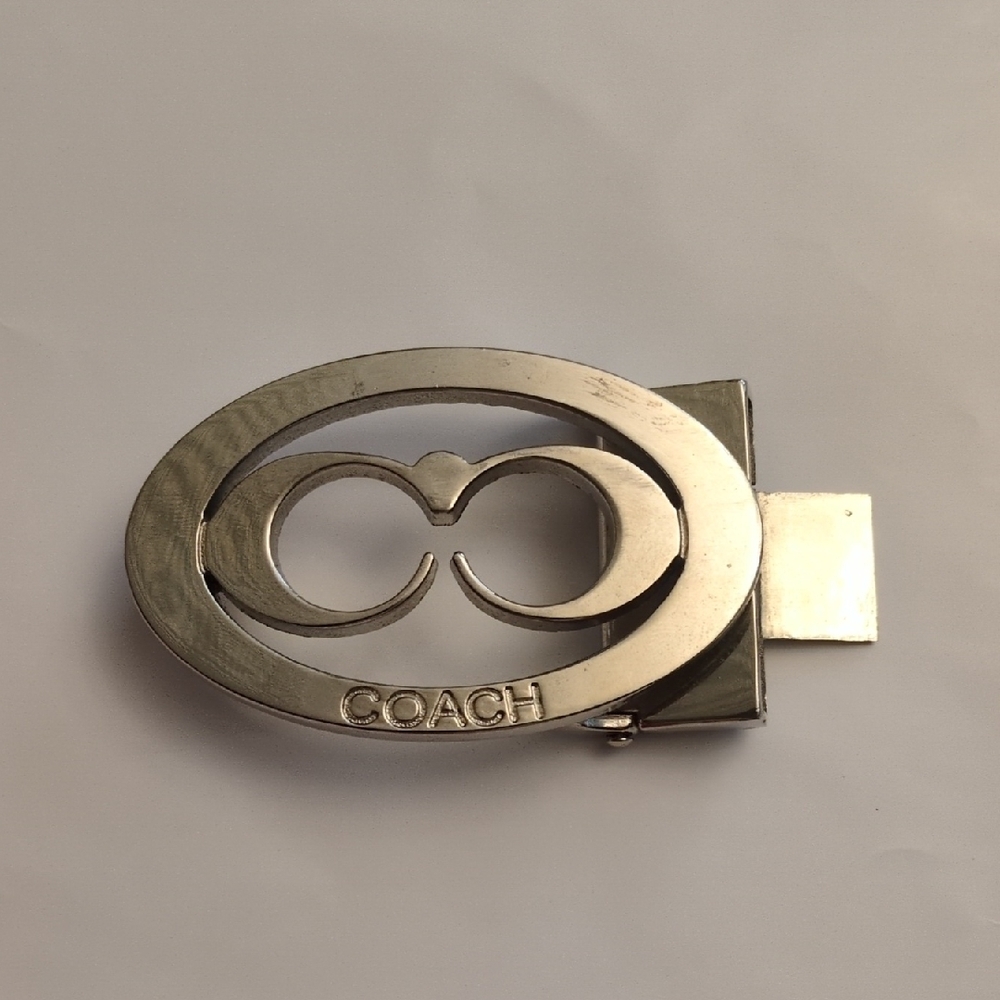 Coach Metallic Belt Buckle